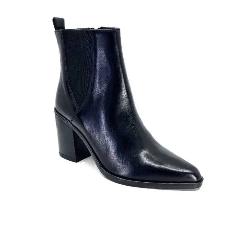 bottines__talon_ivoire__cuir_noir_2.webp Ivoire0104a Bottines à Talon Ivoire 52145 Cuir Noir Cheap