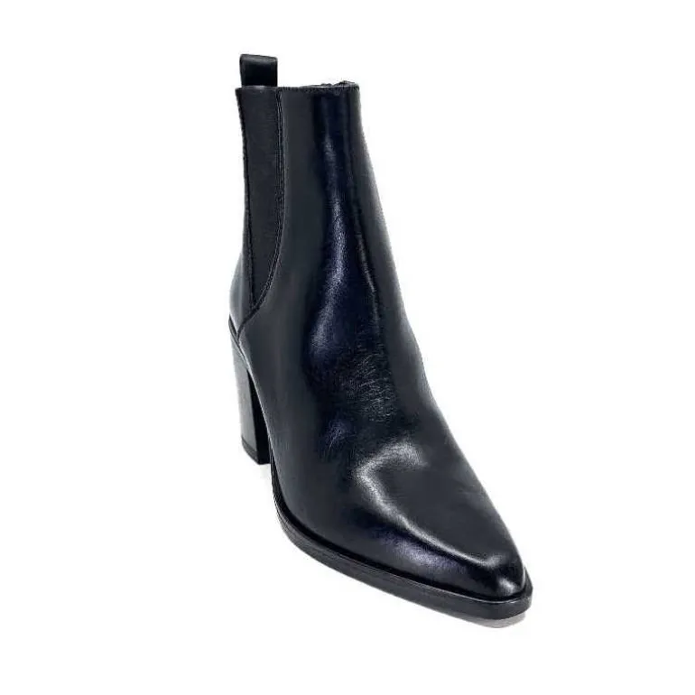 bottines__talon_ivoire__cuir_noir_4.webp Ivoire0104a Bottines à Talon Ivoire 52145 Cuir Noir Cheap