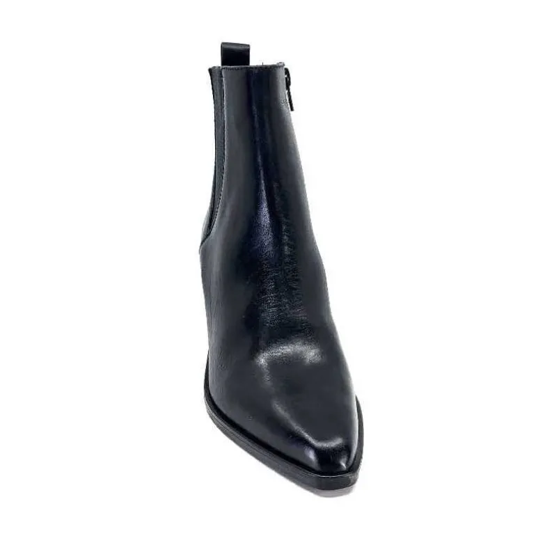 bottines__talon_ivoire__cuir_noir_5.webp Ivoire0104a Bottines à Talon Ivoire 52145 Cuir Noir Cheap