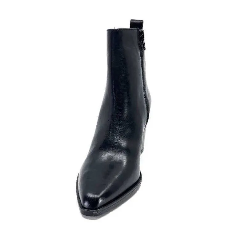 bottines__talon_ivoire__cuir_noir_7.webp Ivoire0104a Bottines à Talon Ivoire 52145 Cuir Noir Cheap