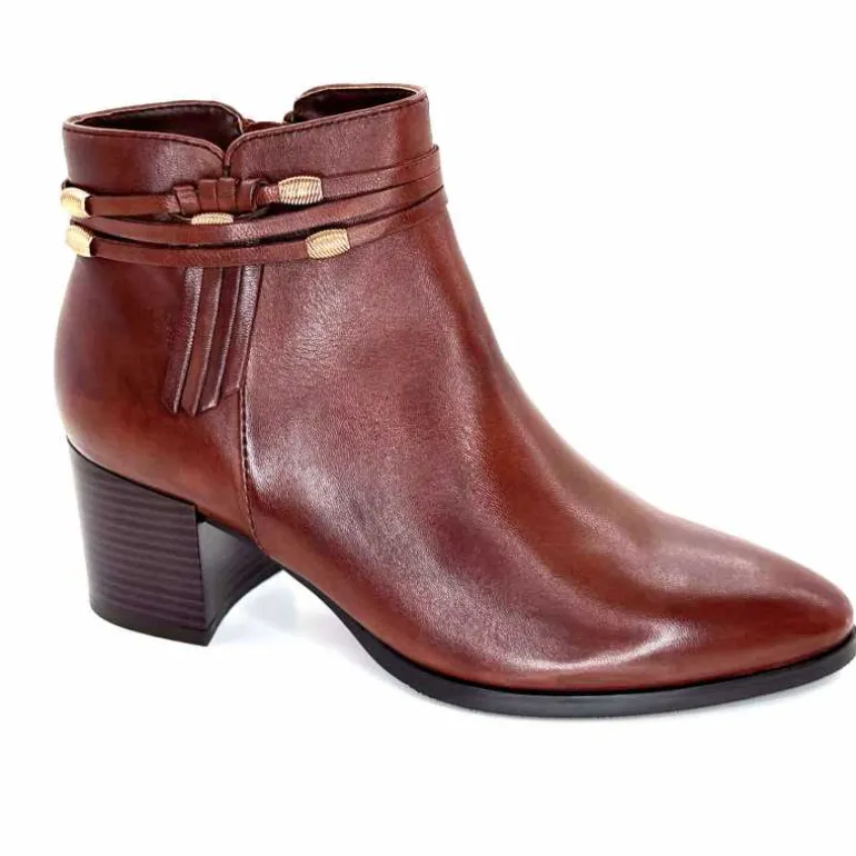 Regarde Le Ciel Bottines à Talon Taylor 39 Cuir Marron Store