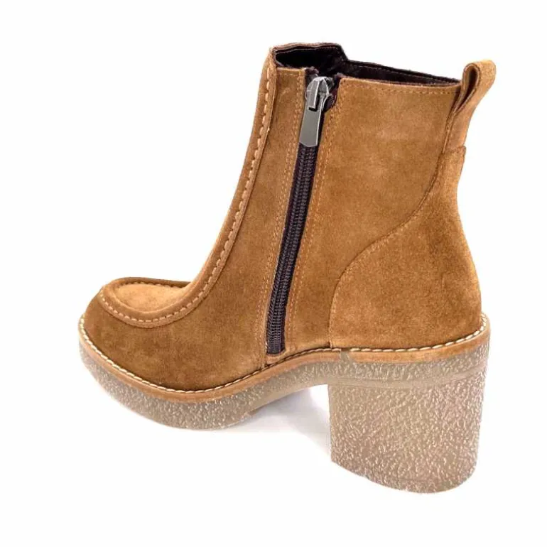 bottines__talons_ivoire__daim_marron_14.webp 355-ivoire Bottines à Talons Ivoire 1030 Daim Marron Store