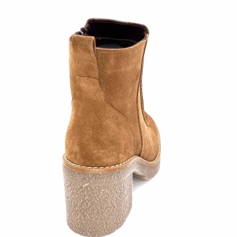 bottines__talons_ivoire__daim_marron_19.webp 355-ivoire Bottines à Talons Ivoire 1030 Daim Marron Store