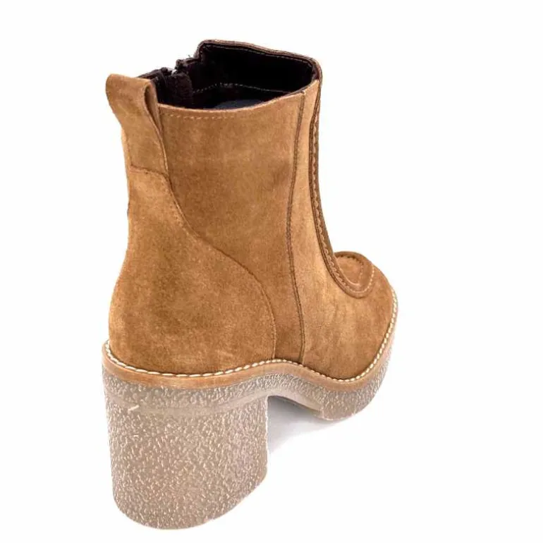 bottines__talons_ivoire__daim_marron_20.webp 355-ivoire Bottines à Talons Ivoire 1030 Daim Marron Store