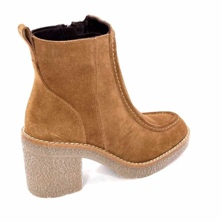 bottines__talons_ivoire__daim_marron_22.webp 355-ivoire Bottines à Talons Ivoire 1030 Daim Marron Store