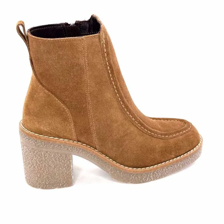 bottines__talons_ivoire__daim_marron_23.webp 355-ivoire Bottines à Talons Ivoire 1030 Daim Marron Store