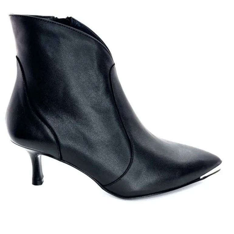 Dansi Bottines 7063 Cuir Noir New