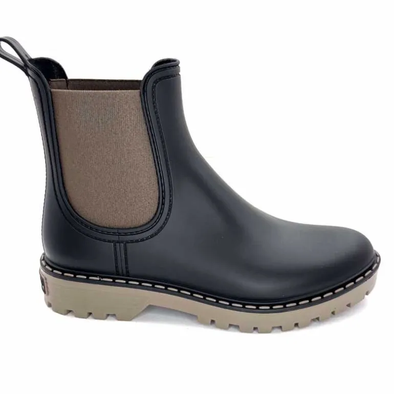 Toni Pons Bottines De Pluie Cavour & Taupe Noir Shop