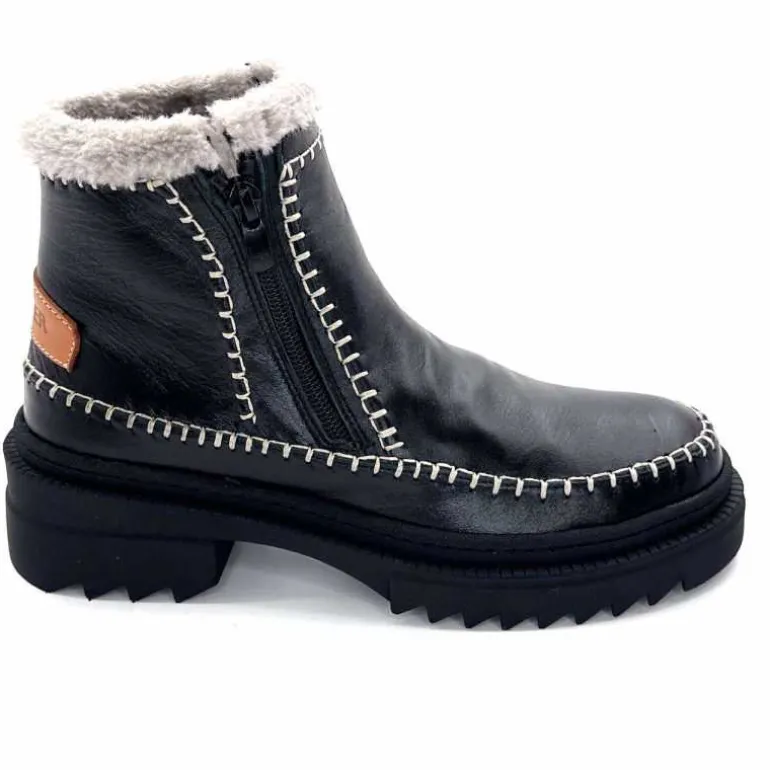 gemilli sarl - hooper Bottines Fourrées Hooper Melen Cuir Noir Store