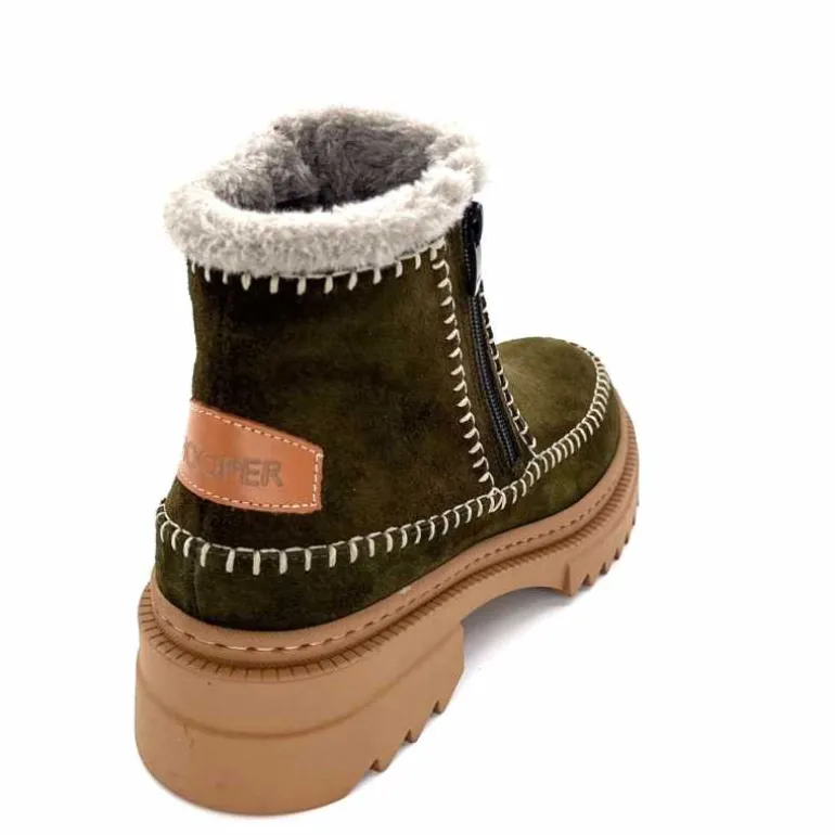 bottines_fourres_hooper_melen_daim_kaki_20.webp gemilli sarl - hooper Bottines Fourrées Hooper Melen Daim Kaki Discount