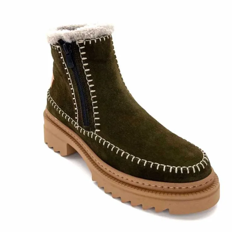 bottines_fourres_hooper_melen_daim_kaki_3.webp gemilli sarl - hooper Bottines Fourrées Hooper Melen Daim Kaki Discount