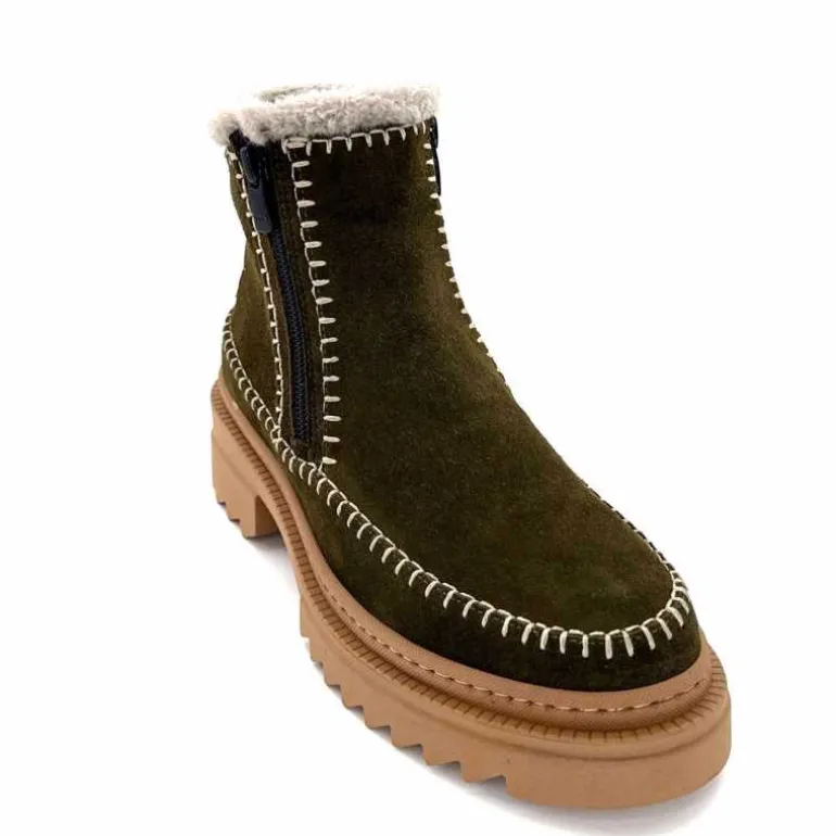 bottines_fourres_hooper_melen_daim_kaki_4.webp gemilli sarl - hooper Bottines Fourrées Hooper Melen Daim Kaki Discount