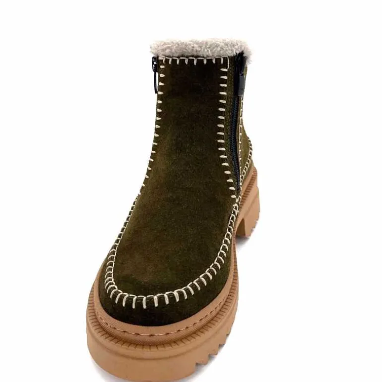 bottines_fourres_hooper_melen_daim_kaki_7.webp gemilli sarl - hooper Bottines Fourrées Hooper Melen Daim Kaki Discount