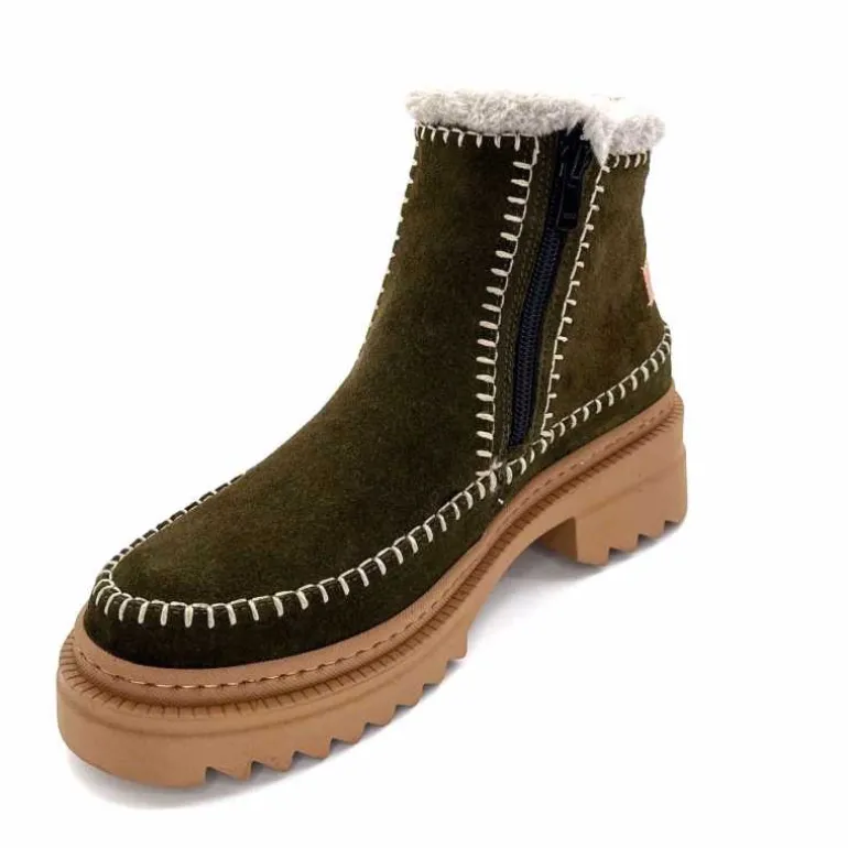 bottines_fourres_hooper_melen_daim_kaki_9.webp gemilli sarl - hooper Bottines Fourrées Hooper Melen Daim Kaki Discount