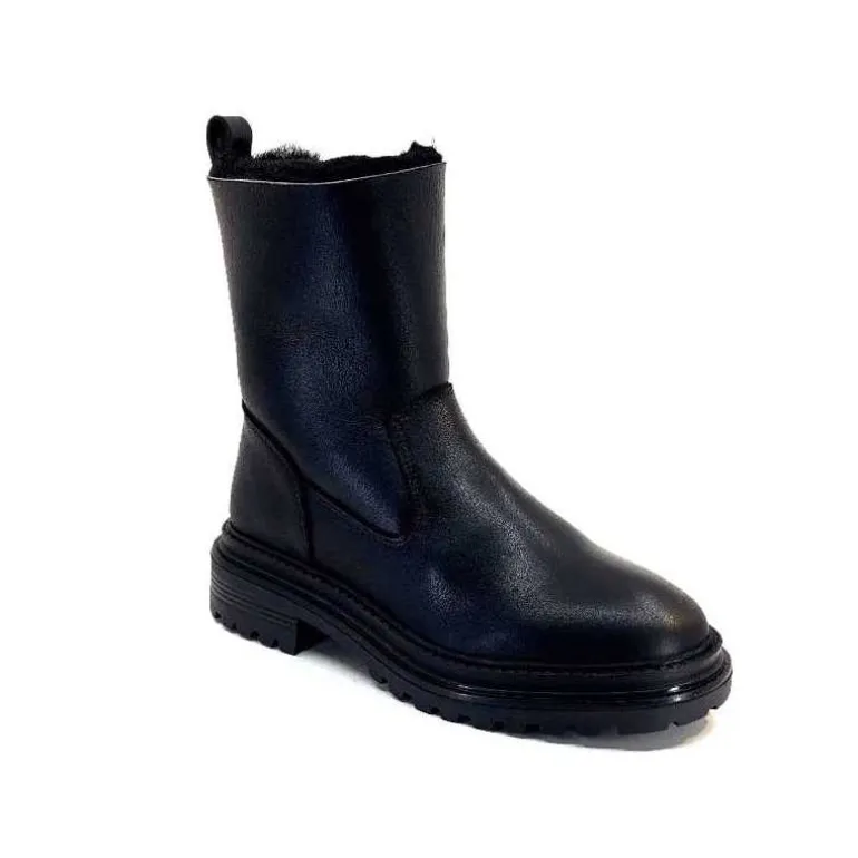 bottines_fourres_ivoire__cuir_noir_2-1.webp sekada Bottines Fourrées Ivoire 48115 Cuir Noir Cheap