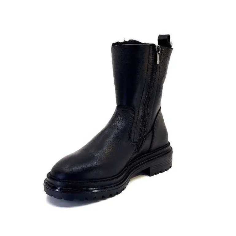 bottines_fourres_ivoire__cuir_noir_9-1.webp sekada Bottines Fourrées Ivoire 48115 Cuir Noir Cheap