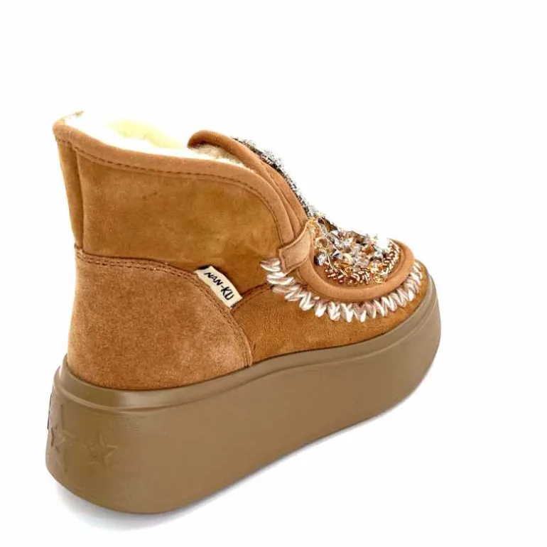 bottines_fourres_nanku_dfh___daim_camel_21.webp nanku srls Bottines Fourrées Nan-Ku Dfh - 08 Daim Camel Marron Fashion