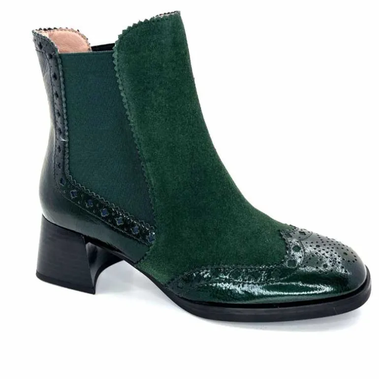 Hispanitas Bottines Hi 243588 Milan Daim Vert New