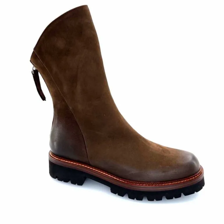 Ivoire0156 Bottines Ivoire 3270 Carrie Cuir Wash Marron Flash Sale
