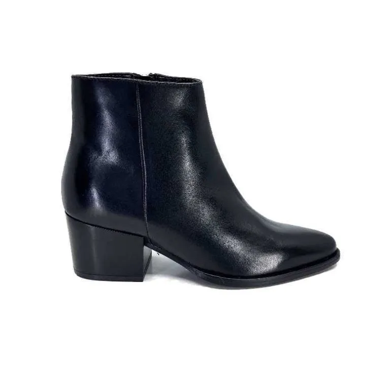 Ivoire0104a Bottines Ivoire 46105 Cuir Noir Outlet