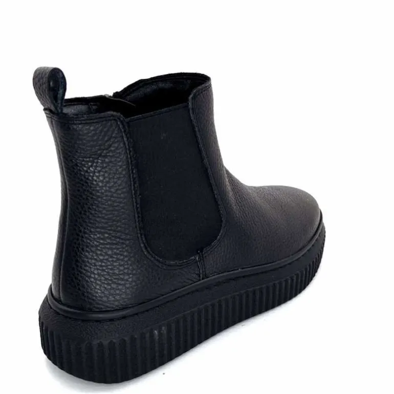 bottines_ivoire__cuir_noir_21-4.webp marchesini Bottines Ivoire 659020 Cuir Noir Fashion