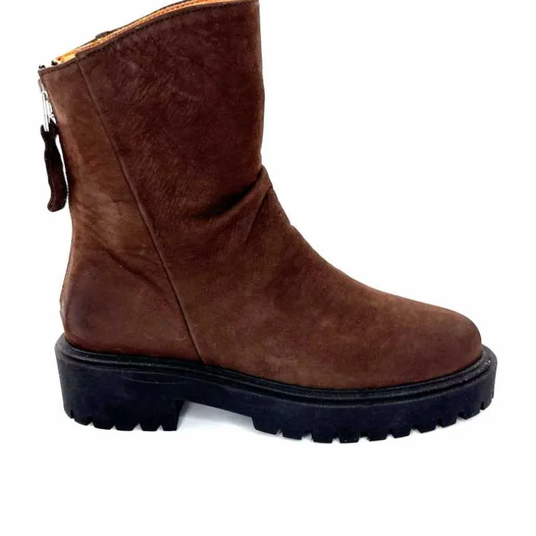 Ivoire0209b Bottines Ivoire 13296 Daim Marron Discount