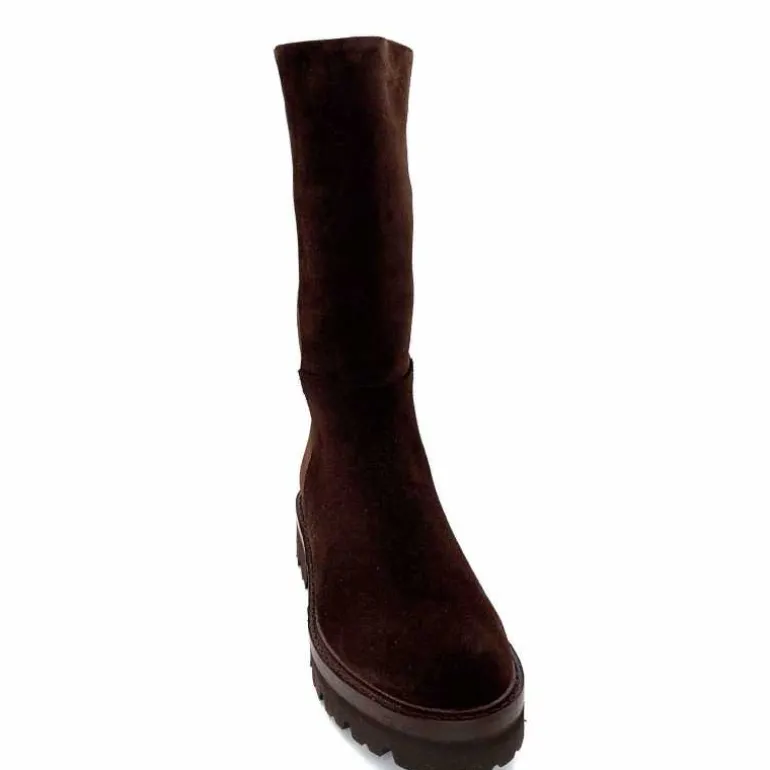 bottines_ivoire_mk__cuir_daim_marron_5.webp marcha / m.moustafa Bottines Ivoire Mk 3579 Cuir Daim Marron Fashion