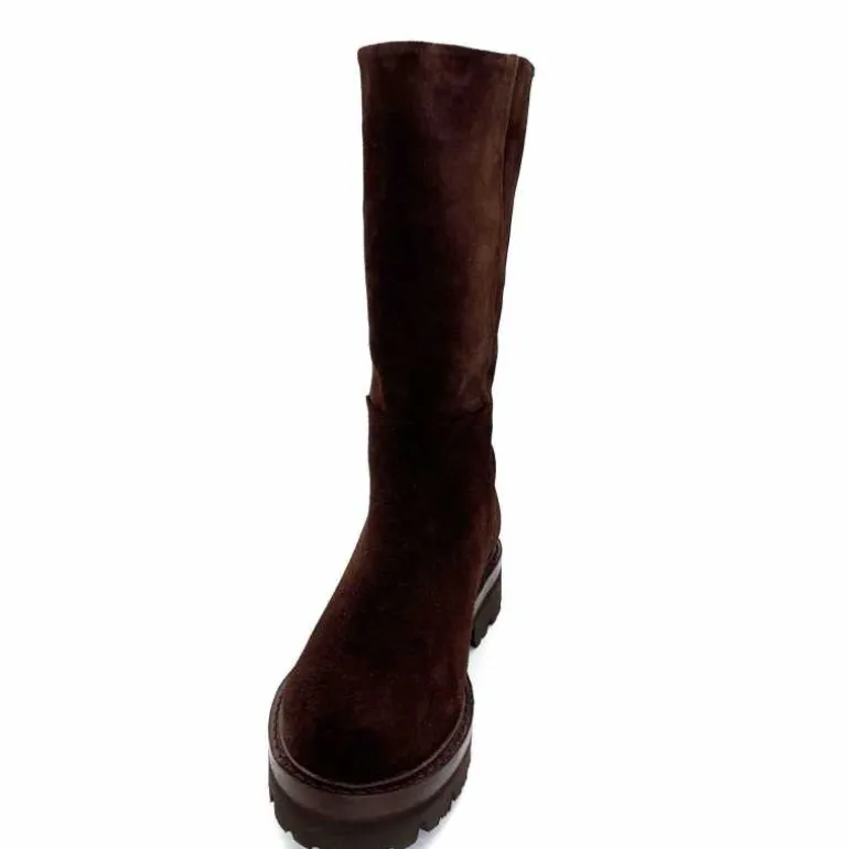 bottines_ivoire_mk__cuir_daim_marron_7.webp marcha / m.moustafa Bottines Ivoire Mk 3579 Cuir Daim Marron Fashion