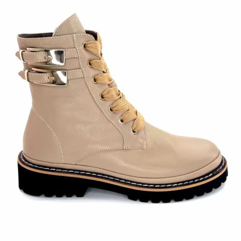 XSA Bottines Légère 0179 Cuir Beige New