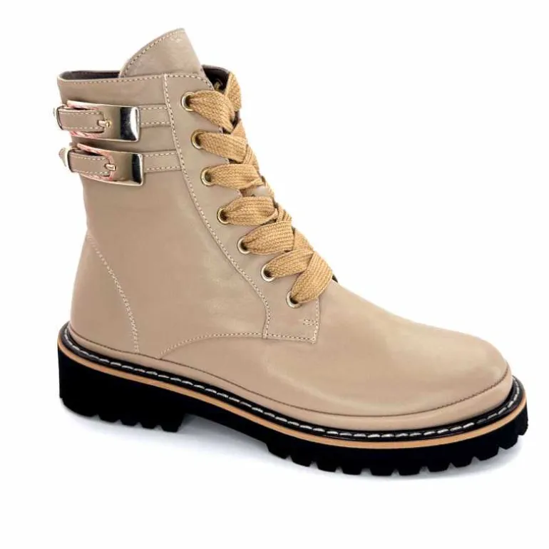 XSA Bottines Légère 0179 Cuir Beige New