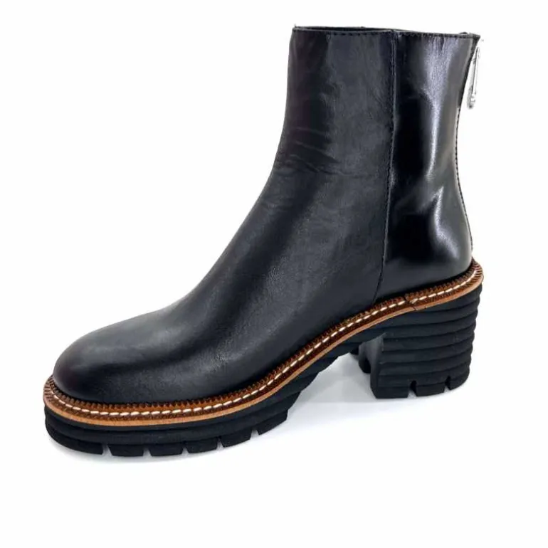 bottines_lgres__talons_pedro_miralles__cuir_noir_11.webp Pedro Miralles Bottines Légères à Talons 28294 Cuir Noir Shop