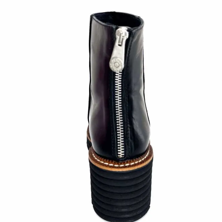 bottines_lgres__talons_pedro_miralles__cuir_noir_18.webp Pedro Miralles Bottines Légères à Talons 28294 Cuir Noir Shop