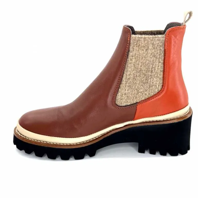 bottines_lgres_xsa__cuir_marron_rouge_12.webp XSA Bottines Légères 9176 Cuir Rouge Marron Flash Sale