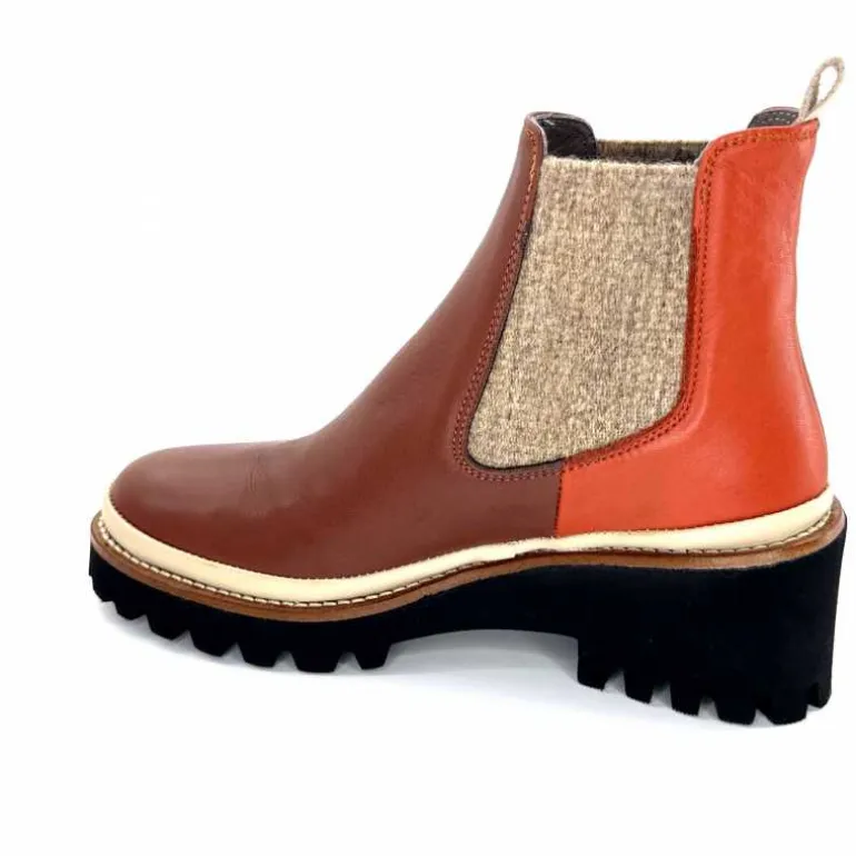 bottines_lgres_xsa__cuir_marron_rouge_13.webp XSA Bottines Légères 9176 Cuir Rouge Marron Flash Sale