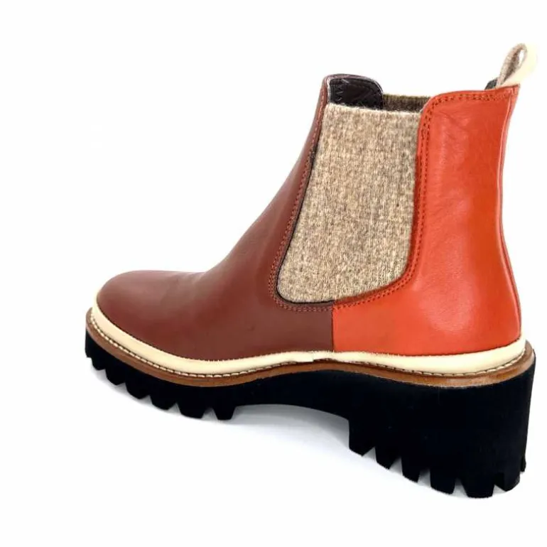 bottines_lgres_xsa__cuir_marron_rouge_14.webp XSA Bottines Légères 9176 Cuir Rouge Marron Flash Sale