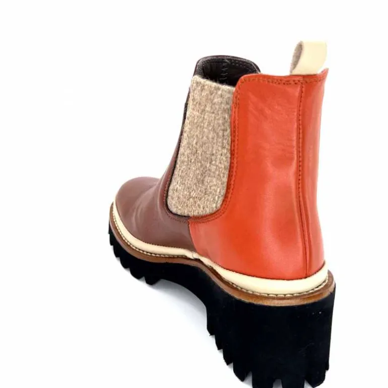 bottines_lgres_xsa__cuir_marron_rouge_16.webp XSA Bottines Légères 9176 Cuir Rouge Marron Flash Sale