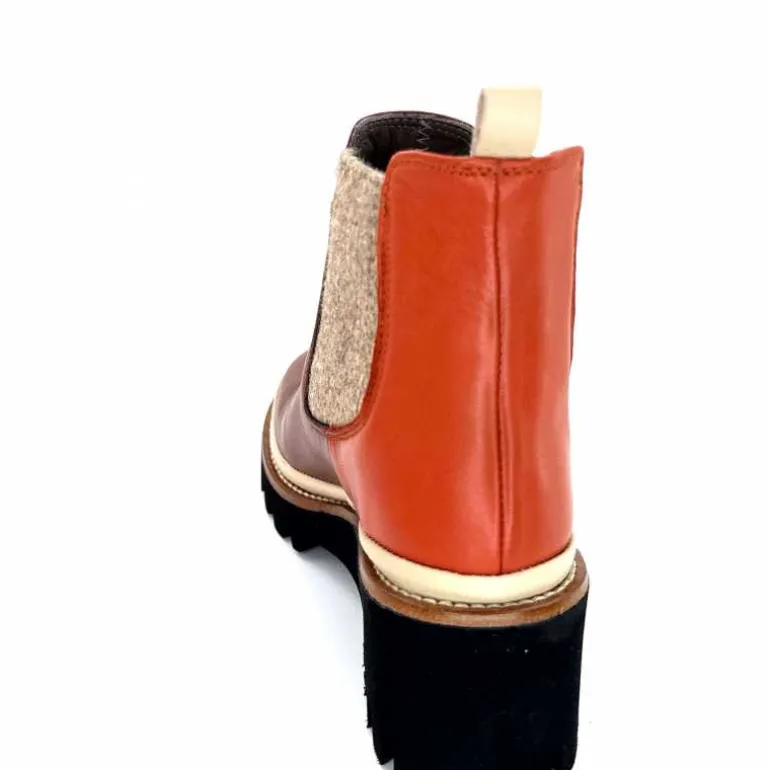 bottines_lgres_xsa__cuir_marron_rouge_17.webp XSA Bottines Légères 9176 Cuir Rouge Marron Flash Sale