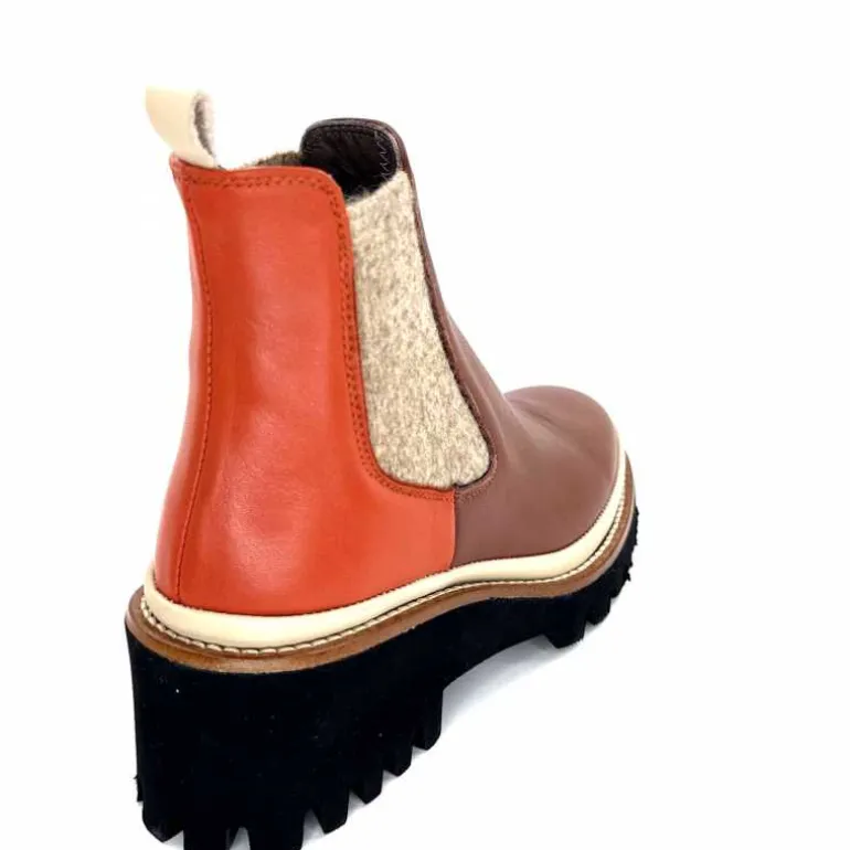 bottines_lgres_xsa__cuir_marron_rouge_20.webp XSA Bottines Légères 9176 Cuir Rouge Marron Flash Sale