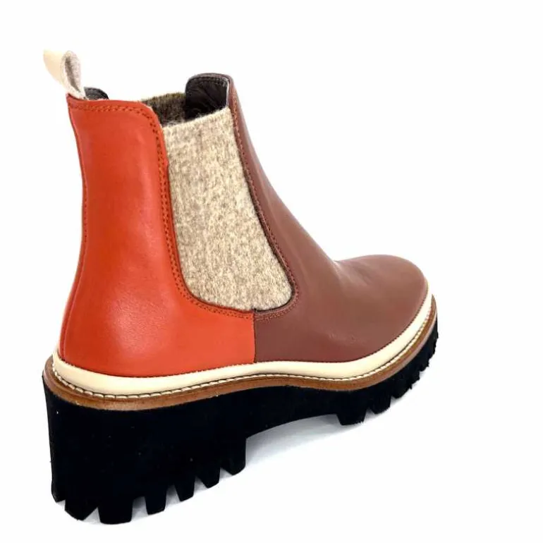 bottines_lgres_xsa__cuir_marron_rouge_21.webp XSA Bottines Légères 9176 Cuir Rouge Marron Flash Sale