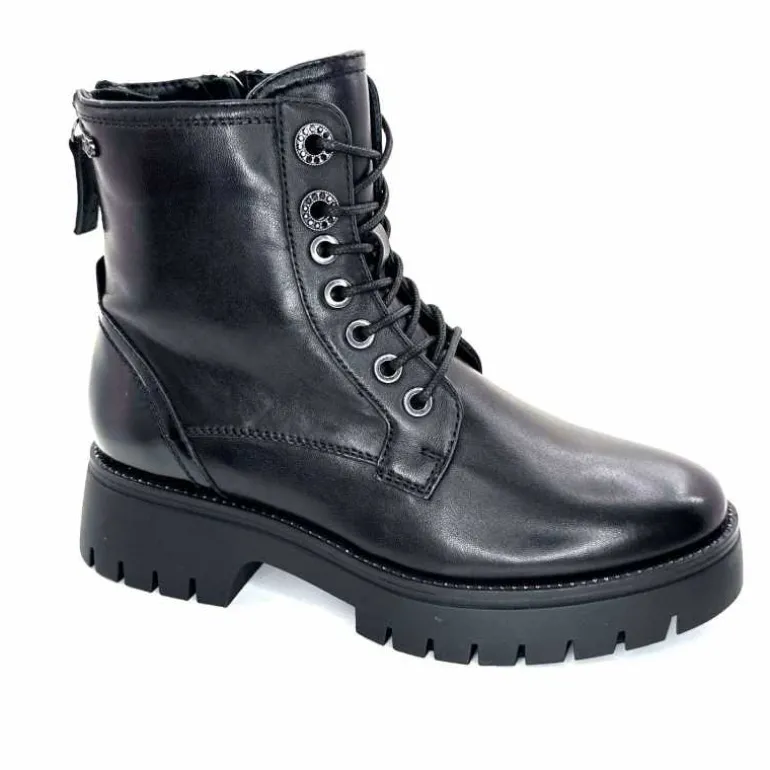 Regarde Le Ciel Bottines Leticia 05 Cuir Noir Sale