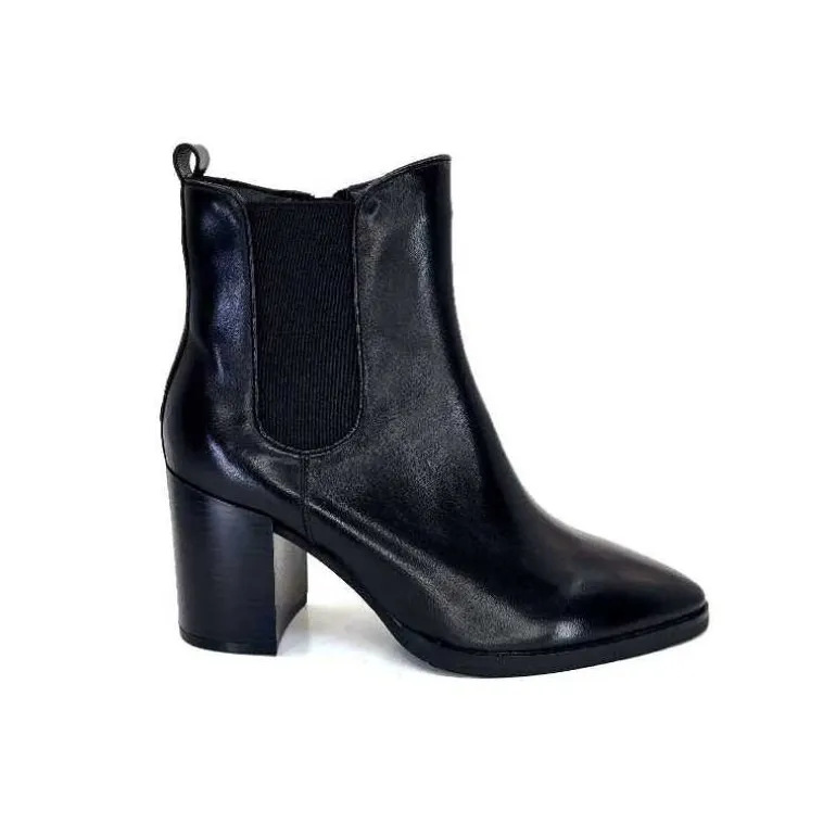 Regarde Le Ciel Bottines Marge 02 Cuir Noir Outlet