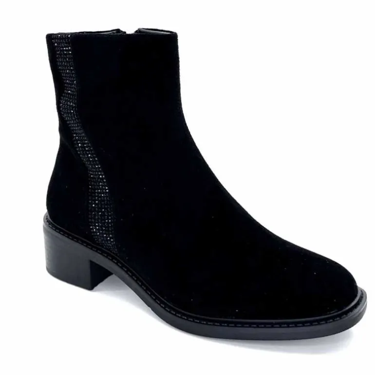 bottines_regarde_le_ciel_moira__daim_noir_2.webp Regarde Le Ciel Bottines Moira 04 Daim Noir Flash Sale