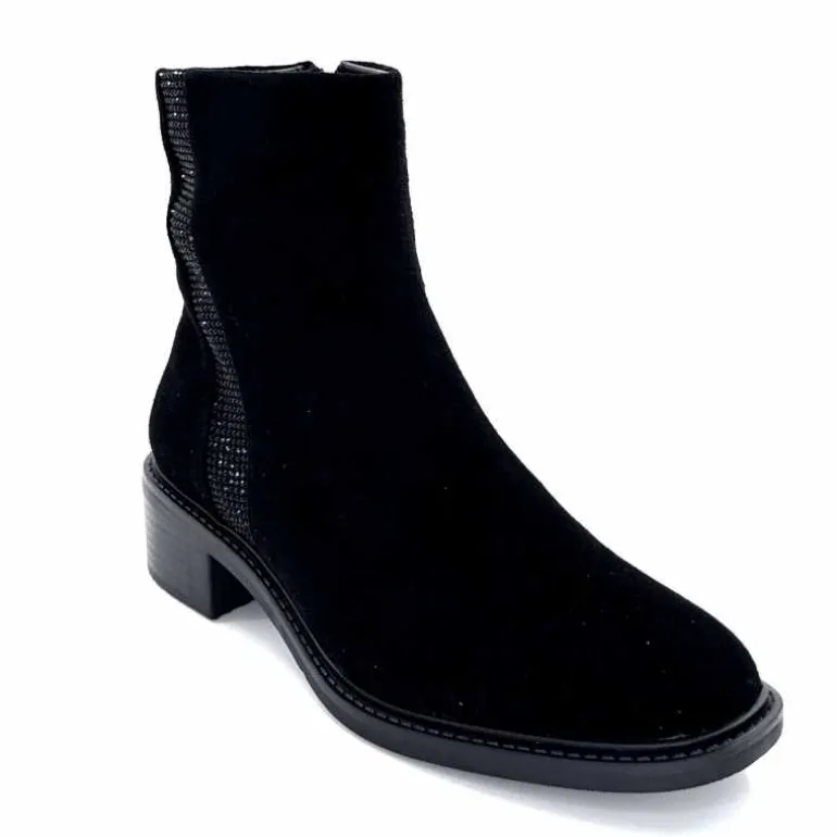 bottines_regarde_le_ciel_moira__daim_noir_3.webp Regarde Le Ciel Bottines Moira 04 Daim Noir Flash Sale