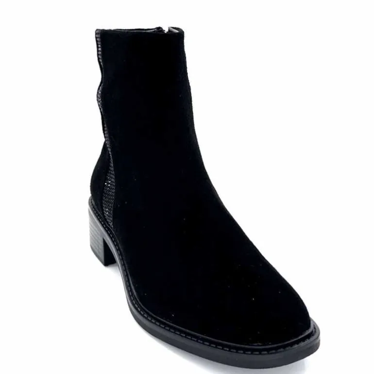 bottines_regarde_le_ciel_moira__daim_noir_4.webp Regarde Le Ciel Bottines Moira 04 Daim Noir Flash Sale
