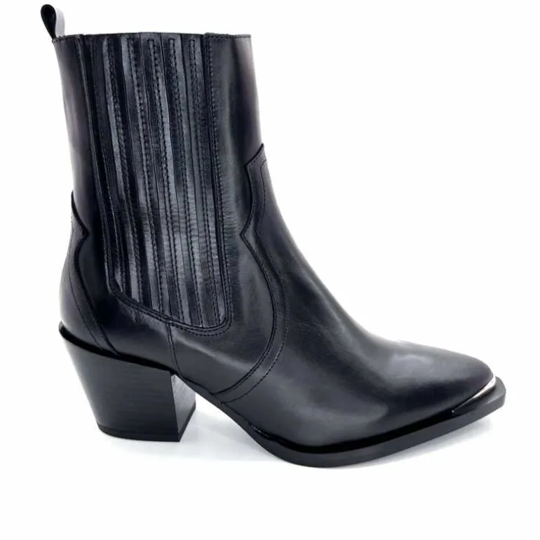 Dansi Bottines Santiags 7192 Cuir Noir Best