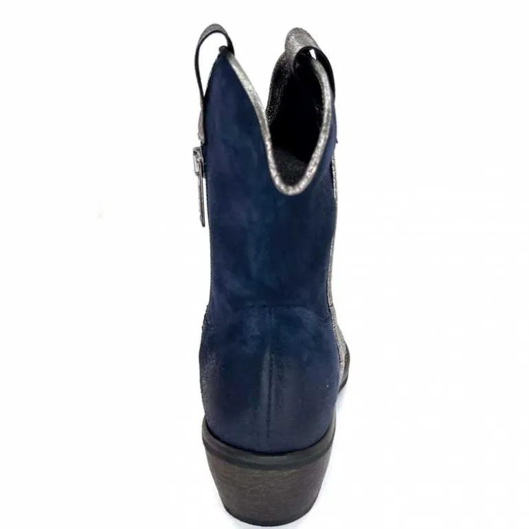 bottines_santiags_minka_heidie_cuir_mtal_ampamp_daim_marine_18.webp Minka Bottines Santiags Heidie Cuir Métal & Daim Marine Flash Sale