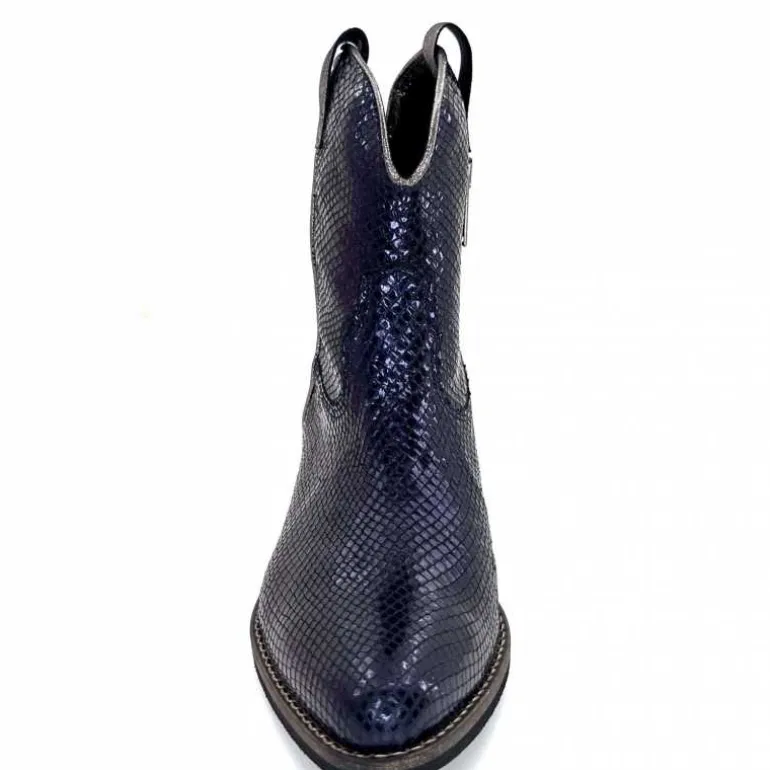 bottines_santiags_minka_heidie_cuir_mtal_ampamp_daim_marine_6.webp Minka Bottines Santiags Heidie Cuir Métal & Daim Marine Flash Sale