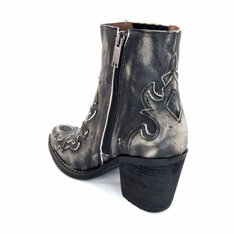 bottines_santiags_minka_horlene_cuir_gris_15.webp Minka Bottines Santiags Horlene Cuir Gris GrisFoncé Store