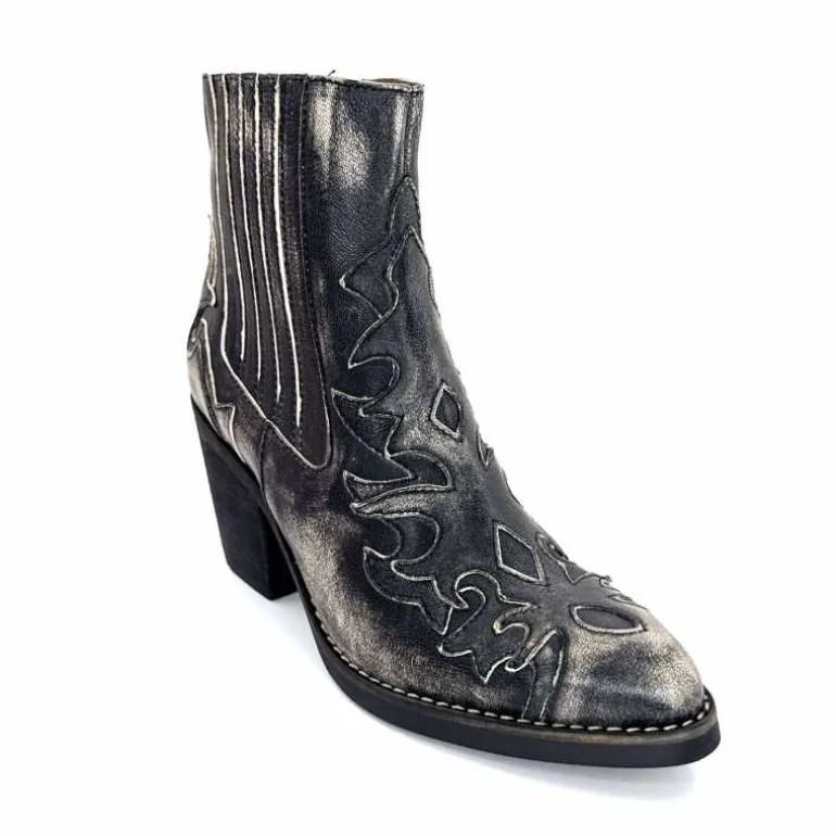 bottines_santiags_minka_horlene_cuir_gris_3.webp Minka Bottines Santiags Horlene Cuir Gris GrisFoncé Store