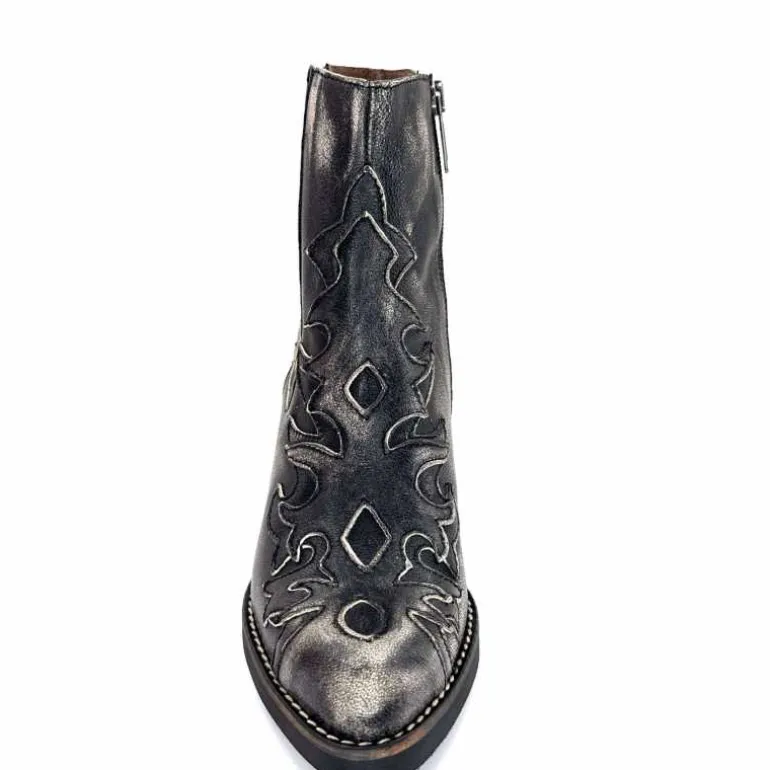 bottines_santiags_minka_horlene_cuir_gris_6.webp Minka Bottines Santiags Horlene Cuir Gris GrisFoncé Store